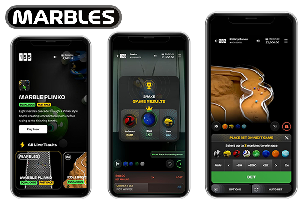 Marbles App games